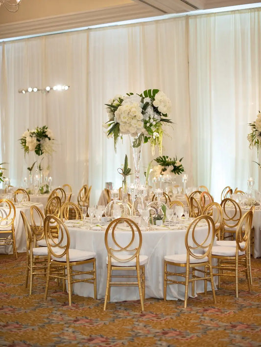 Gold Infinity Chairs