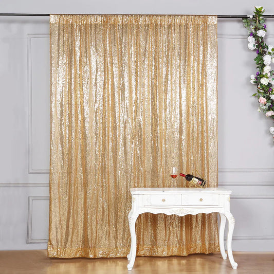 GOLD SEQUINS BACKDROP PANEL