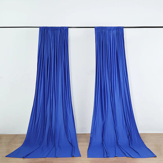 ROYAL BLUE SCUBA DRAPES 10X10